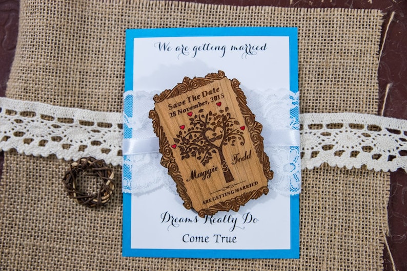 save the date wedding magnets tree save the date tree of life wood save the date magnet engraved save the date custom save the dates