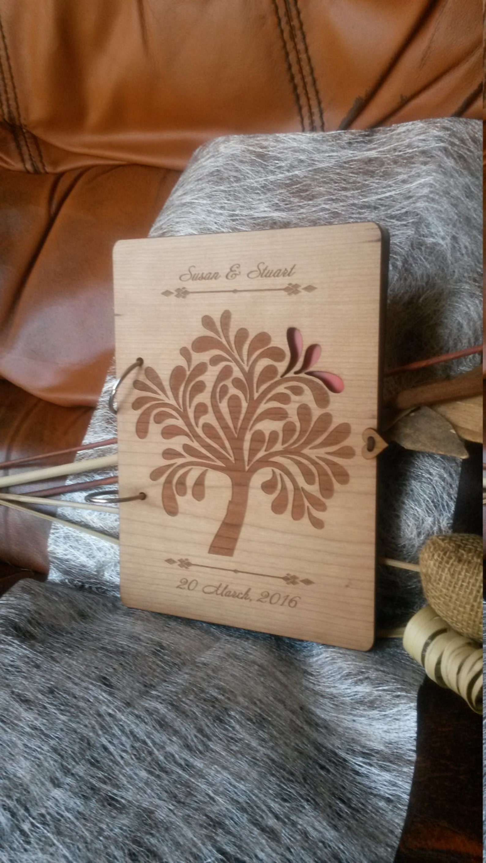 Wood Wedding Guest Book / Rustic Guest Book / Unique Guest | Etsy