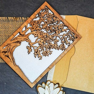 liste personnalisée, ensemble suite d'invitations de mariage de 10, carte de mariage en bois, invitation de mariage rustique, invitation d'automne, mariage grange unique