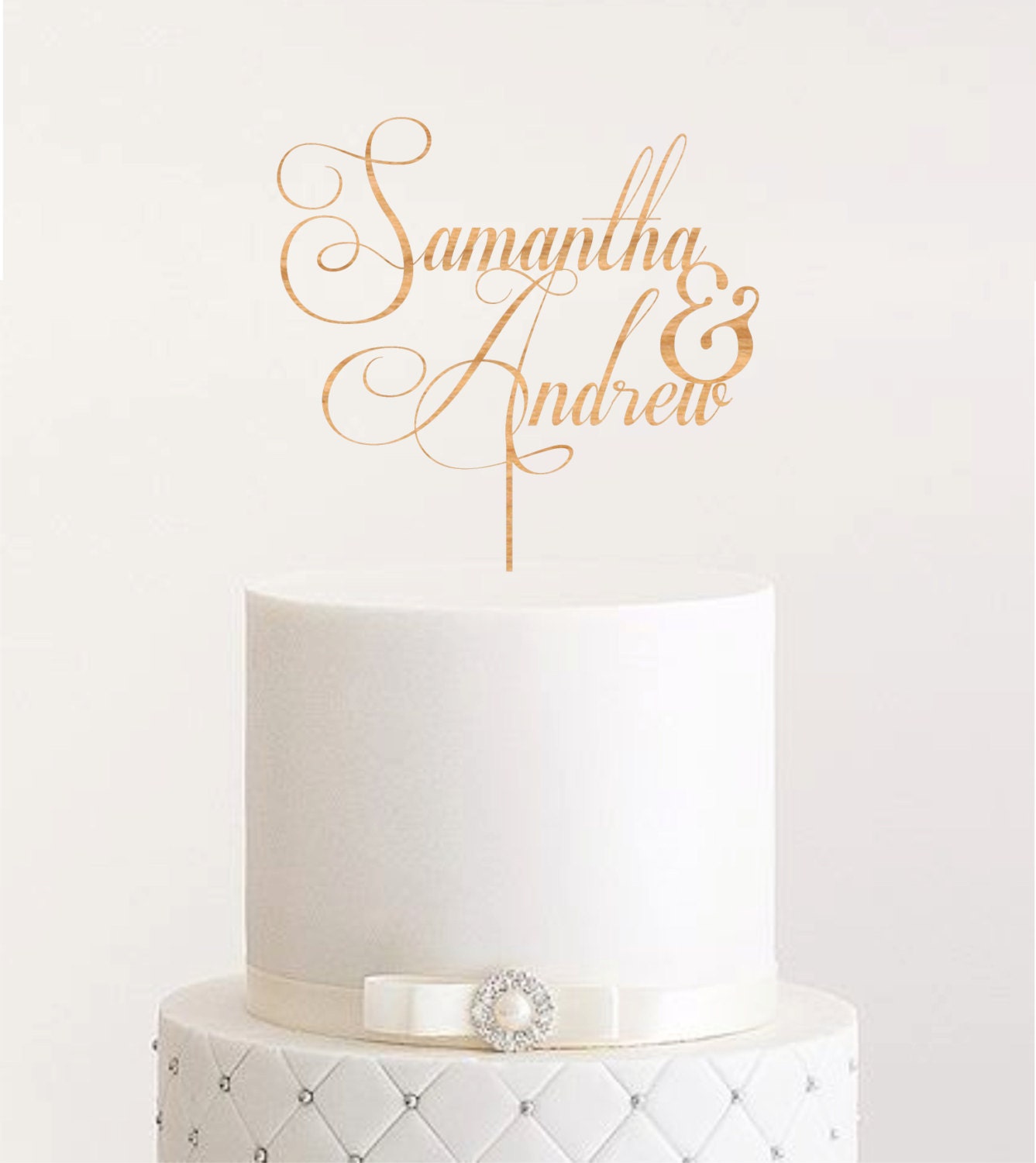 Download Nom personnalisé Cake Topper nom Wedding Cake Topper ...