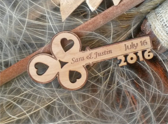 Key wood save the date magnet  50 Unique save the date magnet Rusic save the date magnet save the date wedding magnets custom magnets wood