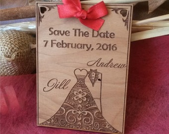 Rustic Save the date postcard,  Wood save the date magnet cards, Laser cut wedding save the date card, custom wedding Post card, rustik card