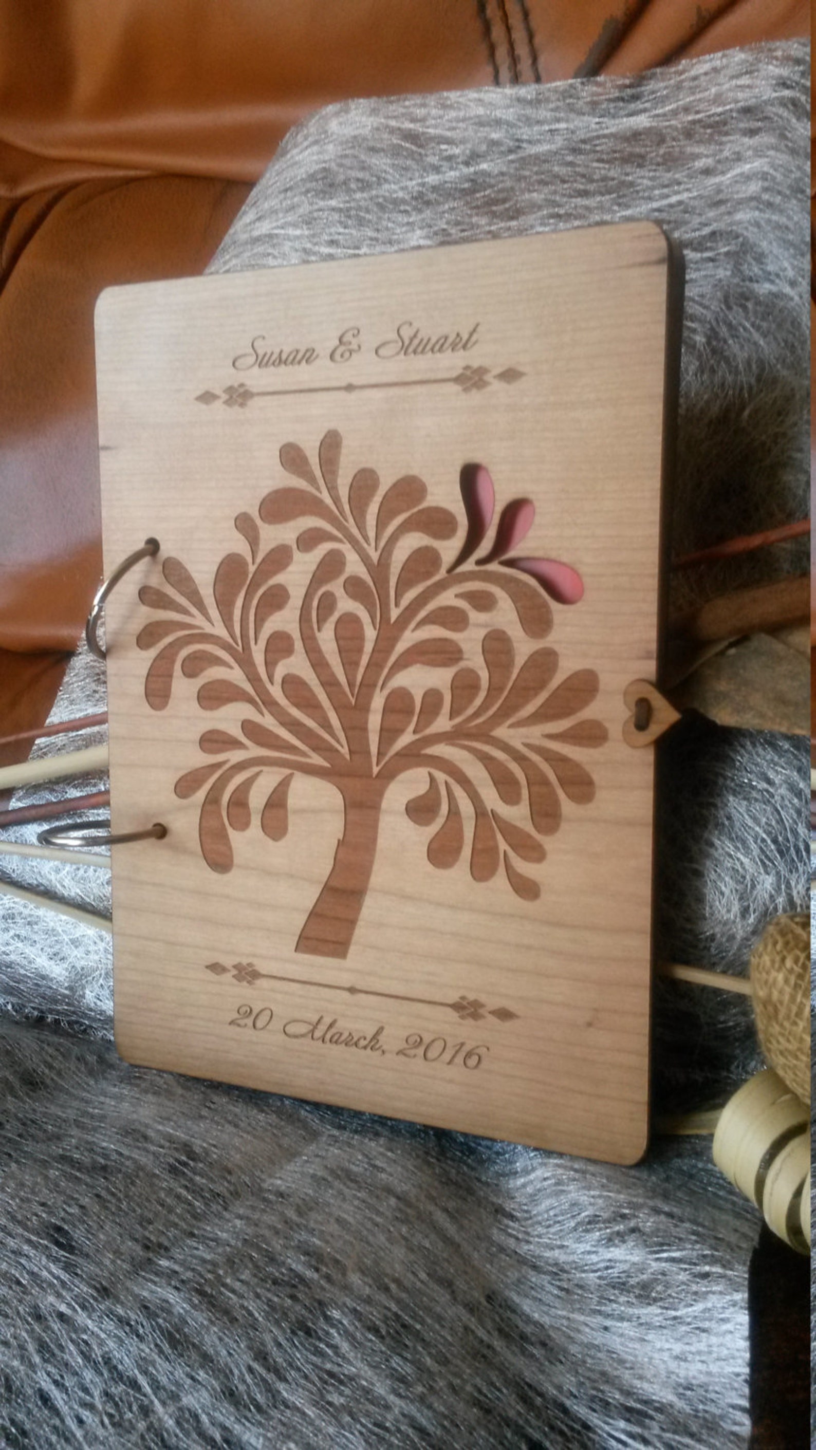 Wood Wedding Guest Book / Rustic Guest Book / Unique Guest | Etsy