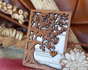 Conjunto de invitación de madera Bat Mitzvah, invitaciones de Bar Mitzvah hebreo