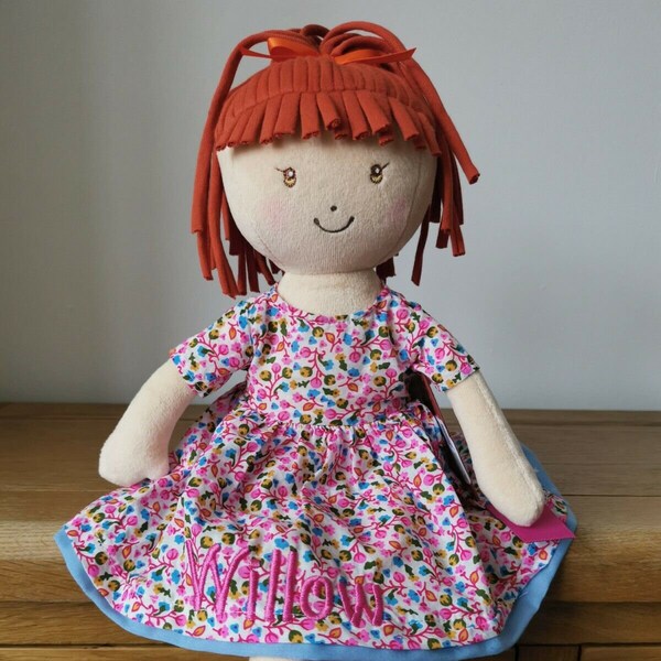 Red Hair Rag Doll Etsy