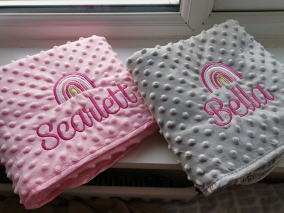 Pink dimple baby blanket hotsell