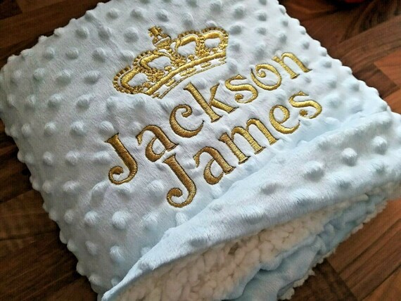 White dimple baby blanket sale