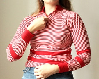 1960's Red Striped Shirt