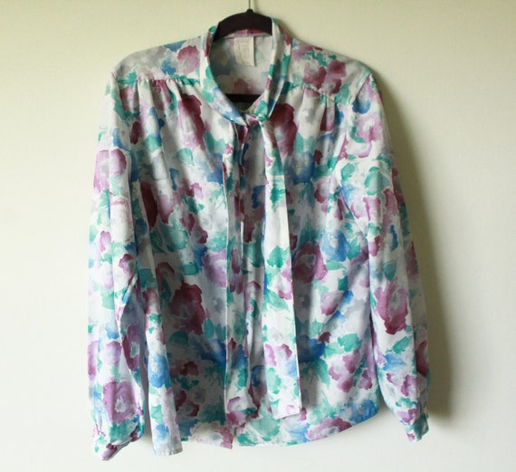 1970's Tie Blouse - image 4