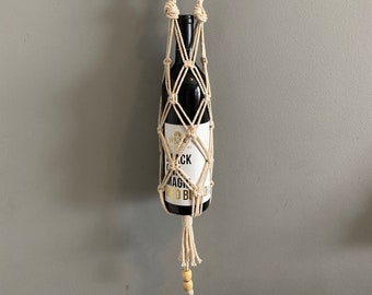 Wren - Macrame Bottle Holder