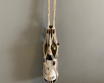 Zina - Handmade Macrame Bottle Holder