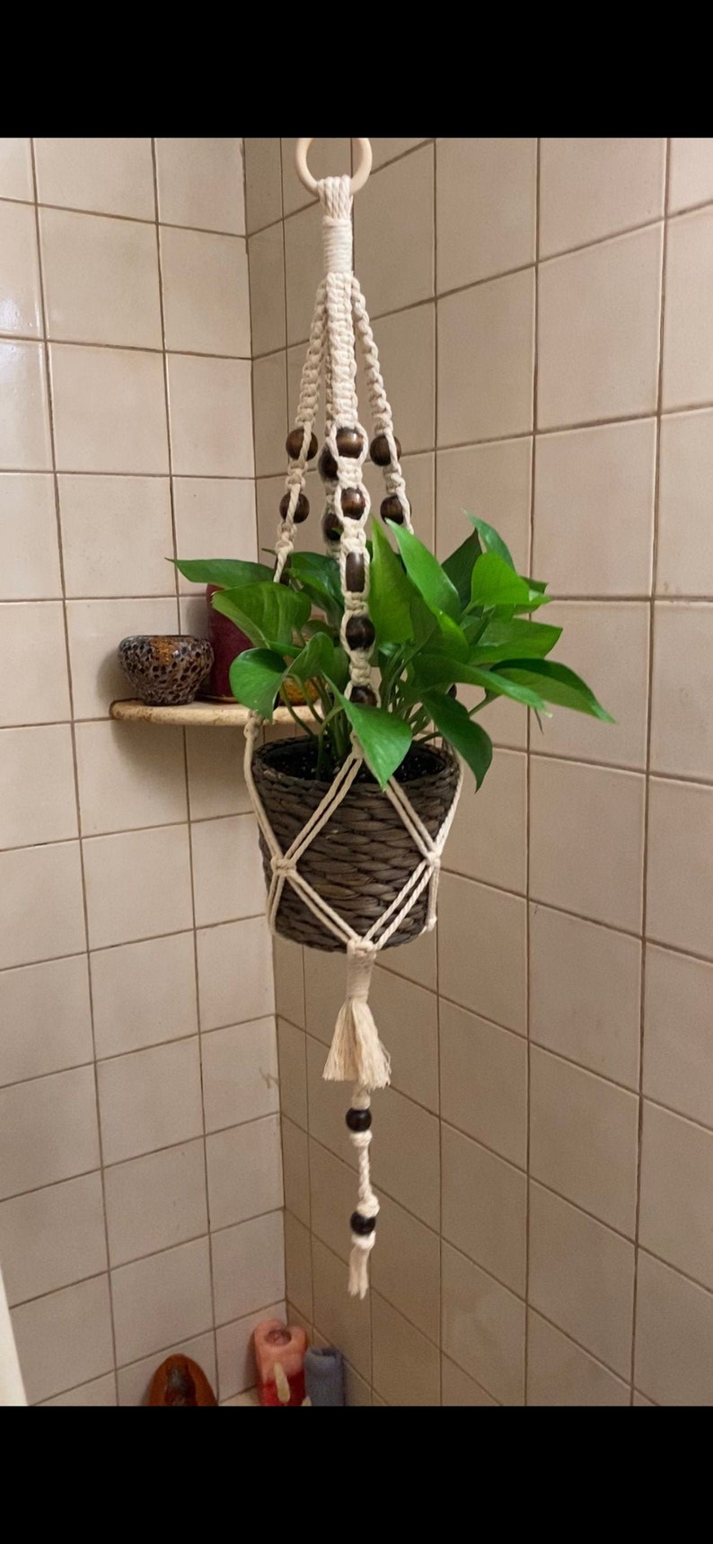 Badu Handmade Macrame Plant Hanger image 1