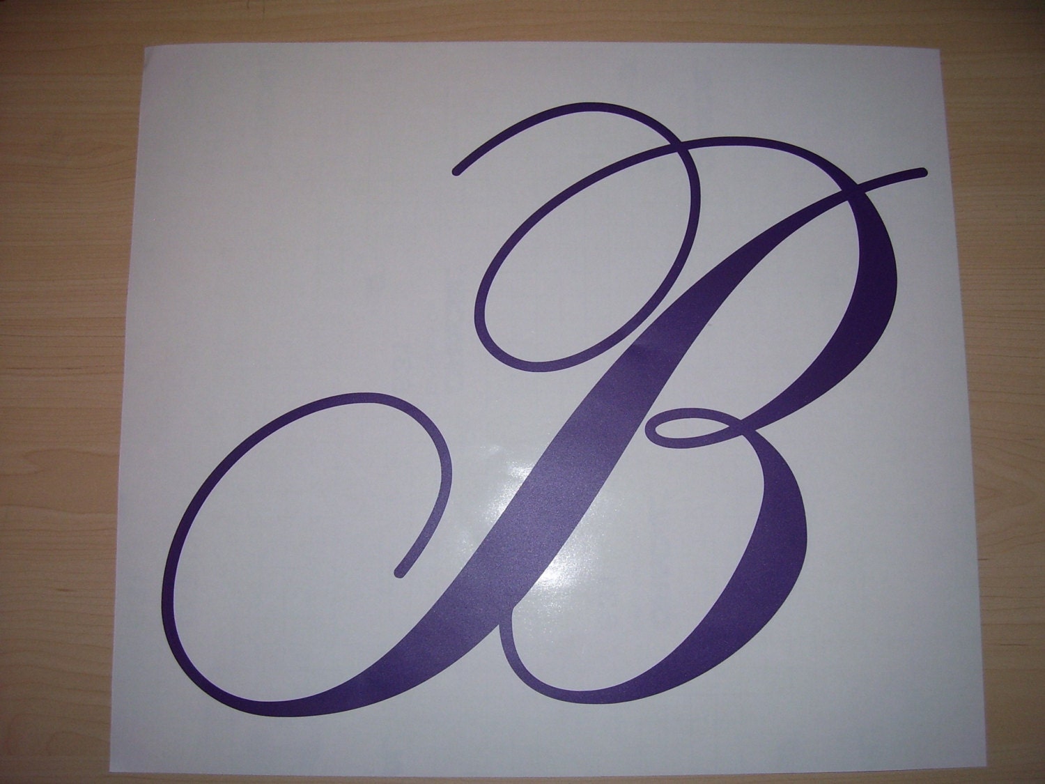 Vinyl letters, Single Letter Decals 2",3" & 4", wine g…