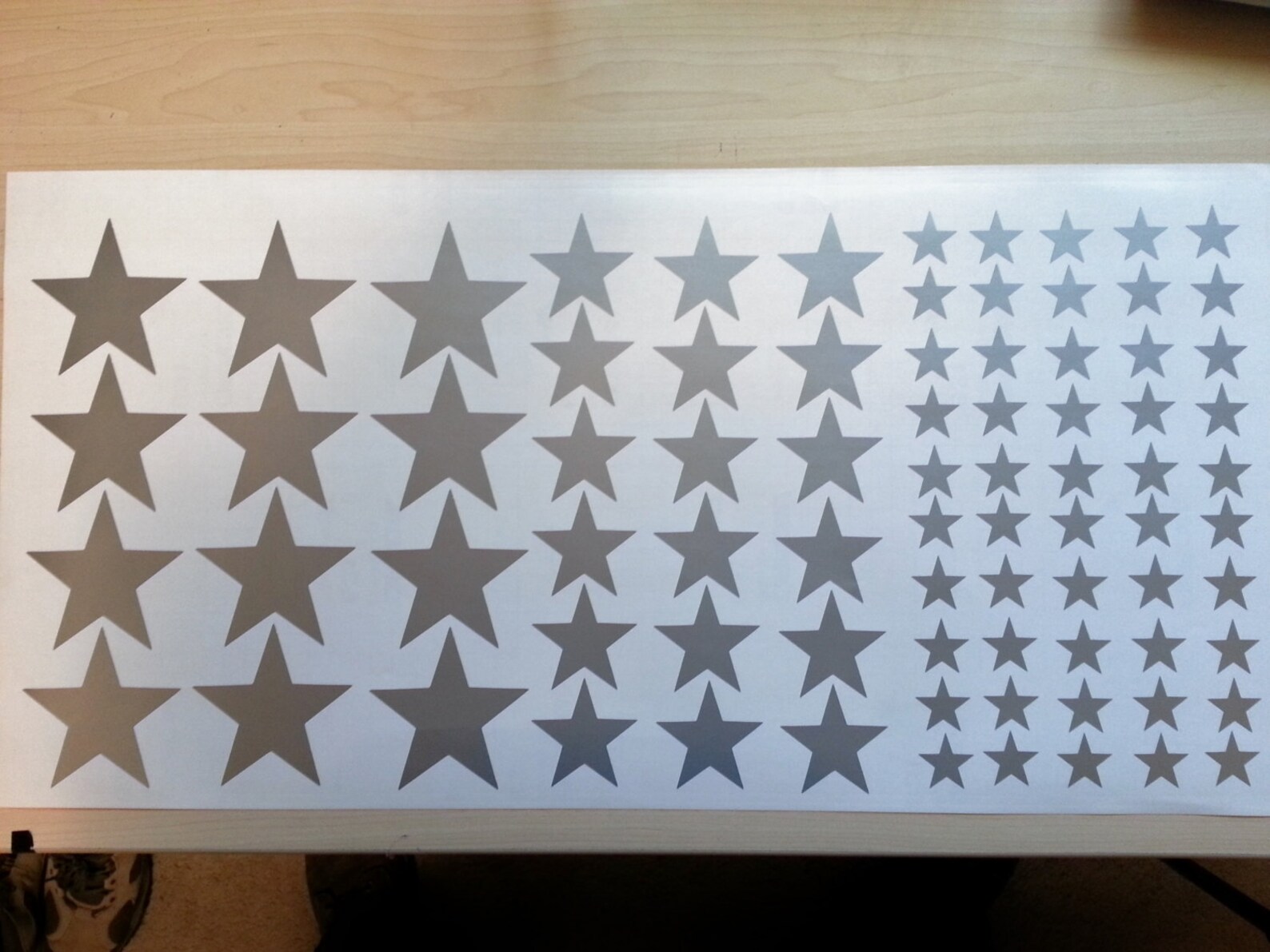 80 Star Decals Peel and stick vinyl star stickers Etsy