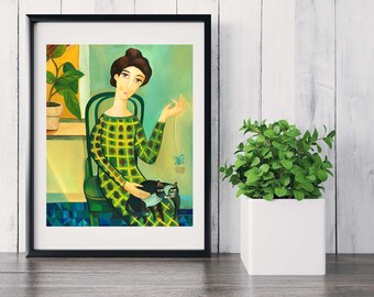 Te espero.  Fine Art Giclée Print - Limited Edition