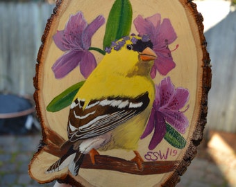 Goldfinch Painting | Washington State Bird | Original Art