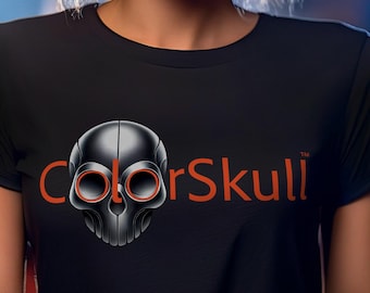 Camiseta unisex con el logo de ColorSkull: estampado vibrante y diseño llamativo.