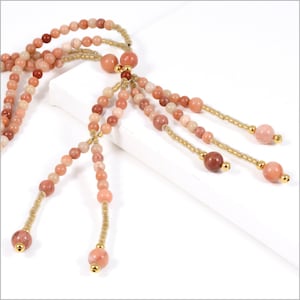 Pink Aventurine - Nichiren Juzu Beads - SGI Beads - Buddhist Prayer Beads - FREE US Shipping