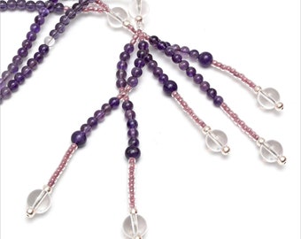 Amethyst Nichiren Juzu Beads: SGI Buddhist Prayer Beads