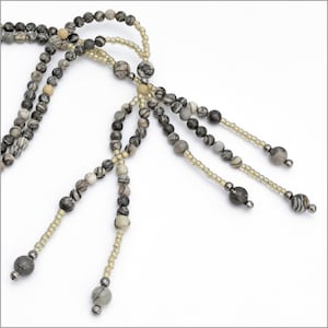 Silk Stone Nichiren Juzu Beads: SGI Buddhist Prayer Beads