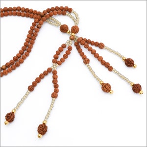 Rudraksha Nichiren Juzu Beads: SGI Buddhist Prayer Beads