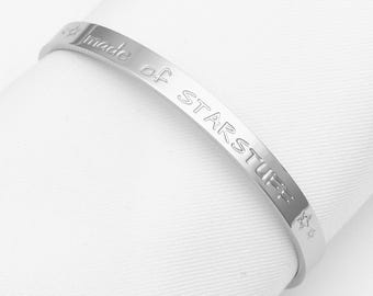 6mm Made of Starstuff Bangle Cuff Bracelet