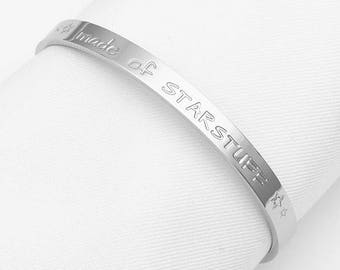 6mm Made of Starstuff Bangle Cuff Bracelet