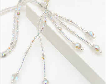 Unicorn Rainbow Faceted Crystal & Silver - Nichiren Juzu Beads - SGI Beads - Buddhist Prayer Beads -