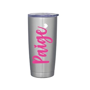 Vinyl Name Decal, Personalized Name Decal for Tumbler, Name Label, Name decal for School Supplies