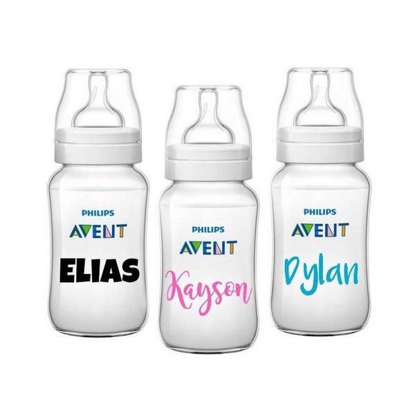 Daycare Name Labels - Personalized Name Labels for Baby Bottles - Any Name Decal - Waterproof Bottle Labels - Vinyl Name Decal Stickers
