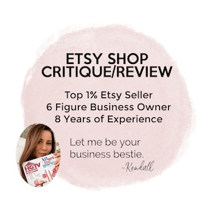Etsy Shop Critique, Etsy Shop Review, SEO Help, Business Bestie