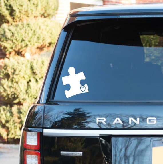 Autism Awareness Decal - Autism Car Decal - Puzzle Decal - Vinyl Decal - Autism Awareness Sticker - Personalized Autism Decal