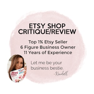Etsy Shopkritiek, Etsy Shopreview, SEO-hulp, Business Bestie