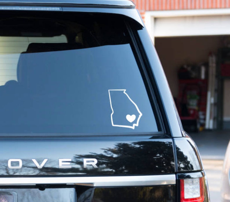 Decal Home State Decal GA Decal Etsy