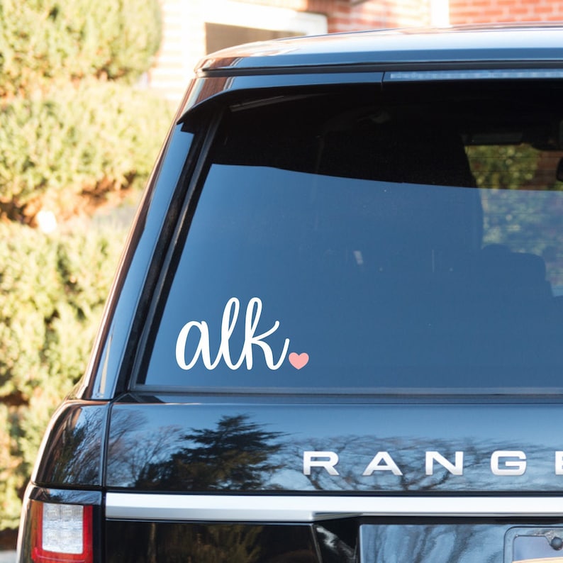 Monogram Car Decal, Vinyl Monogram, Car Monogram, Laptop Monogram, Yeti Decal, Vinyl Decal, Personalized Car Decal, Monogram Sticker 