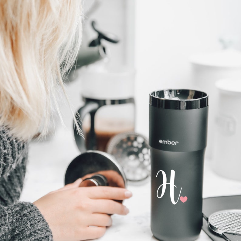 Single Letter Decal Letter Sticker Yeti Cup Decal Car Etsy