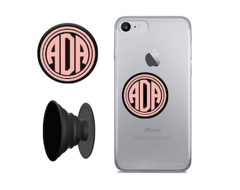 DesignSkinz Premium Decal Sticker Skin-Kit for PopSockets Smartphone Extendable Grip & Stand Love Cupcakes and Watercolor 