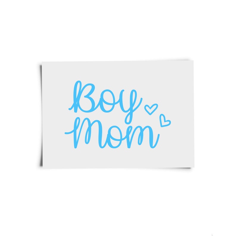 Boy Mom Car Decal Boy Mom Sticker Gift for Mom Mom Decal Etsy