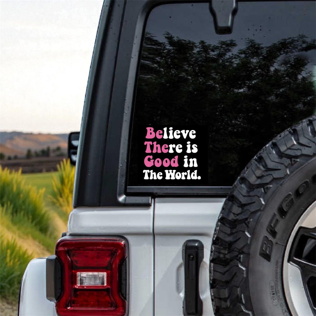 Be the Good Vinyl Sticker, Motivational Decal - Etsy