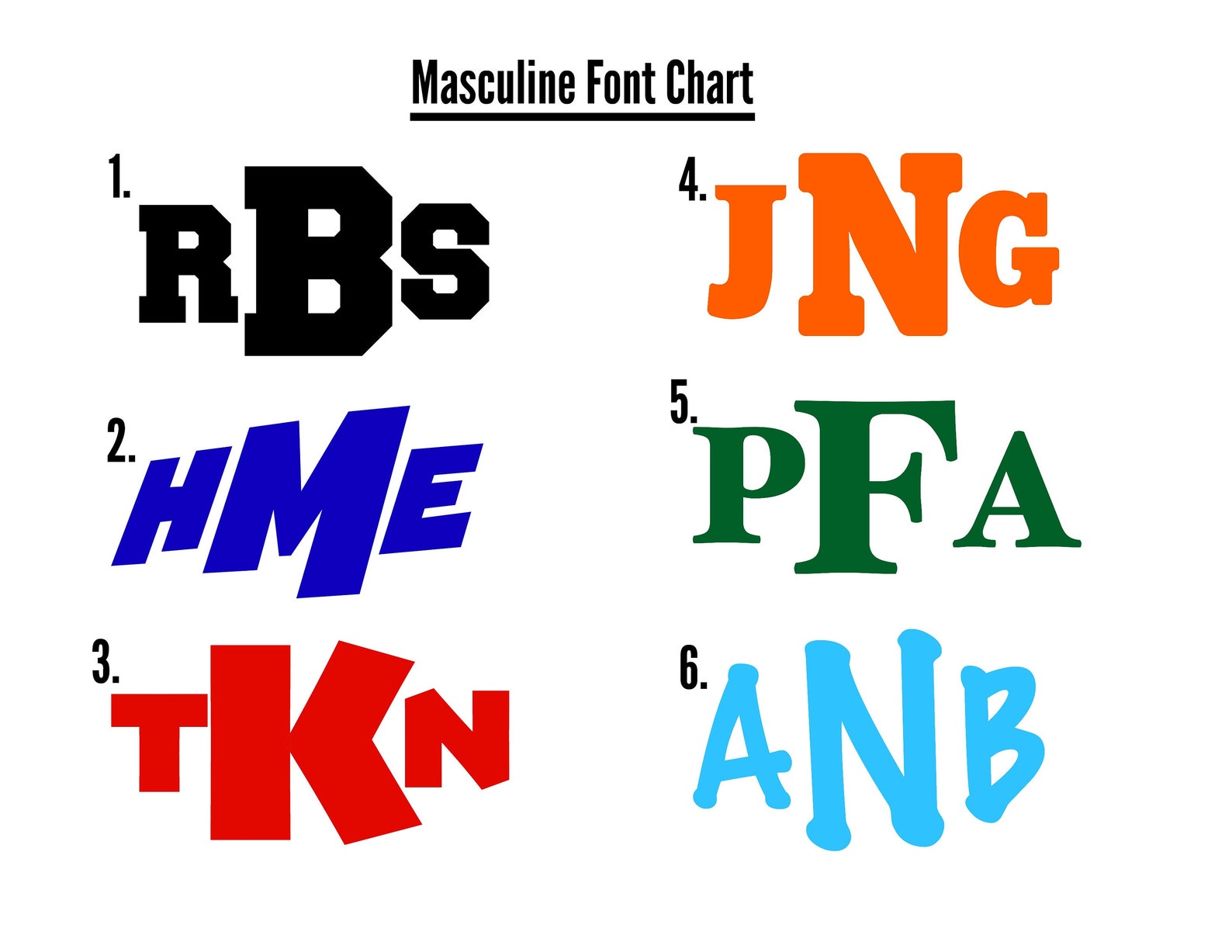 Vinyl Monogram Decal Boy Monogram Masculine Monogram Etsy