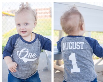 1st Baseball birthday shirt