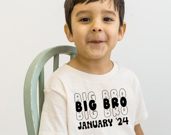 Promoted to Big Brother Shirt, 2nd child announcement, Gift for new Brother