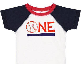 1st Birthday Baseball Shirt