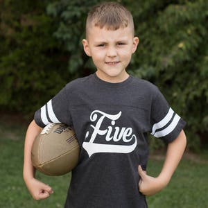 5th Birthday shirt, Football birthday shirt, Baseball Birthday Shirt, sports birthday shirt, youth football jersey, boys birthday party