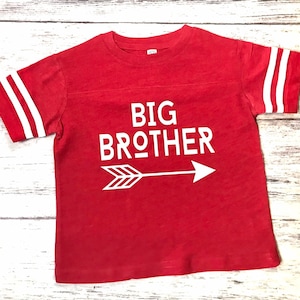 Camiseta de Hermano Mayor, regalo de baby shower para hermano, camiseta de anuncio de embarazo, revelación del segundo bebé