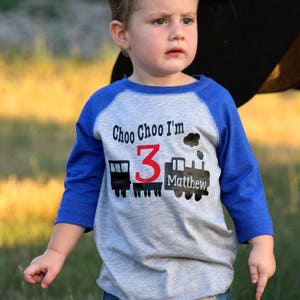 3rd Birthday Train Shirt