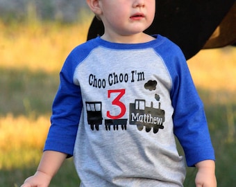 3rd Birthday Train Shirt