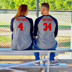 Mom & Dad Baseball Birthday Shirts - Etsy