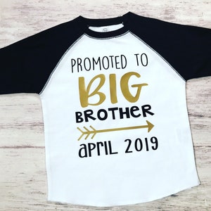 promoted to big brother shirt image 3