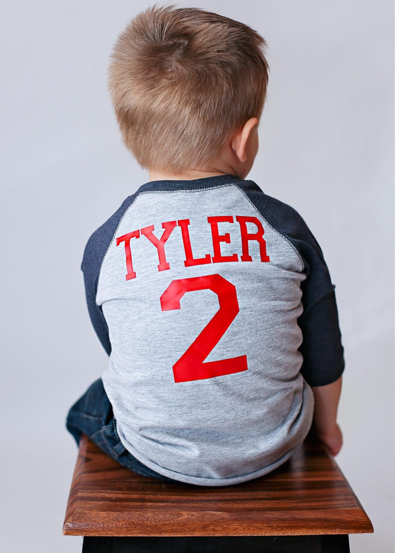 2nd birthday Baseball shirt image 4